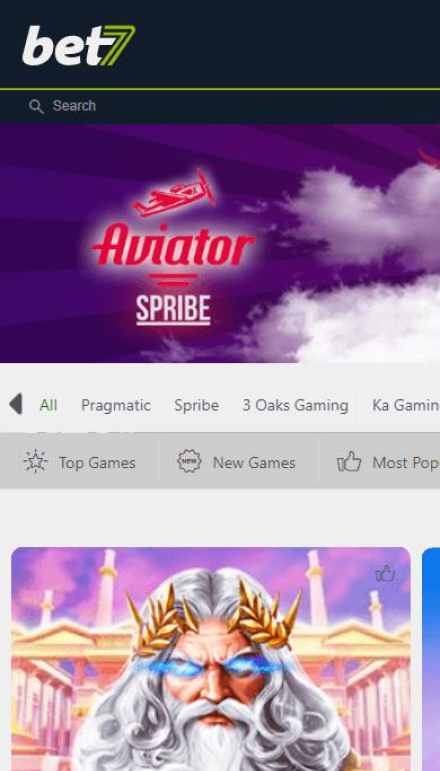 Aplicativo Bet7 Brasil: aplicativo móvel para plataformas Android e iOS, e capturas de tela da interface interna 5